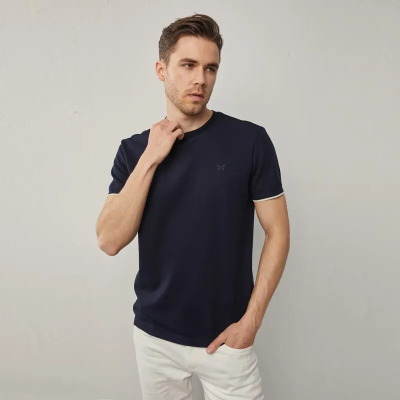 DANIEL HECHTER T Shirt Men's Dark Royal Blue-1