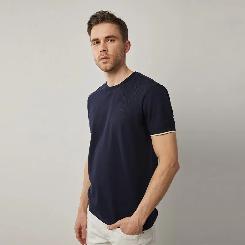 DANIEL HECHTER T Shirt Men's Dark Royal Blue-3