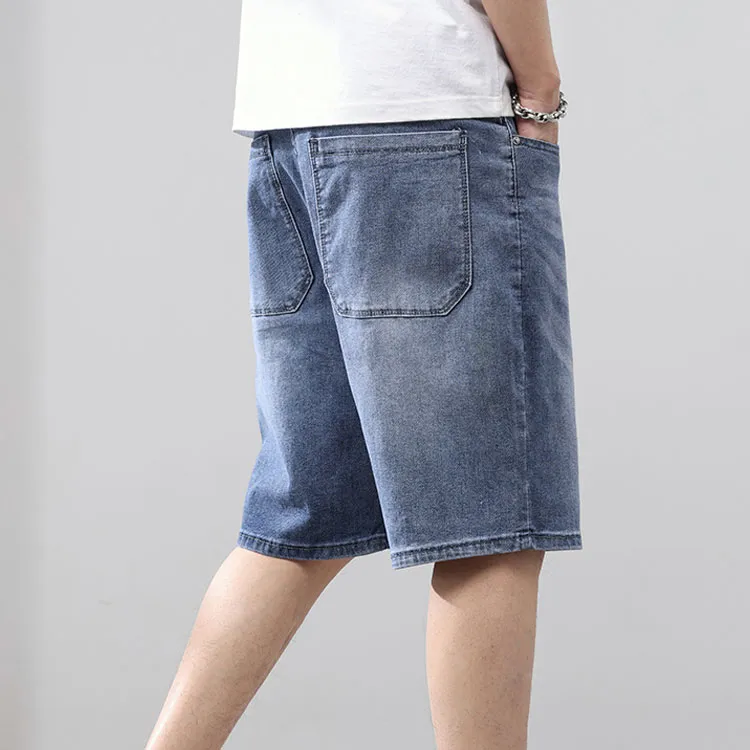 SUNDANCE Denim Shorts Men's Blue-4