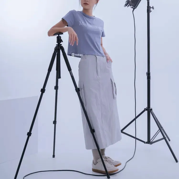MATIN KIM T Shirts Women's Blue-2