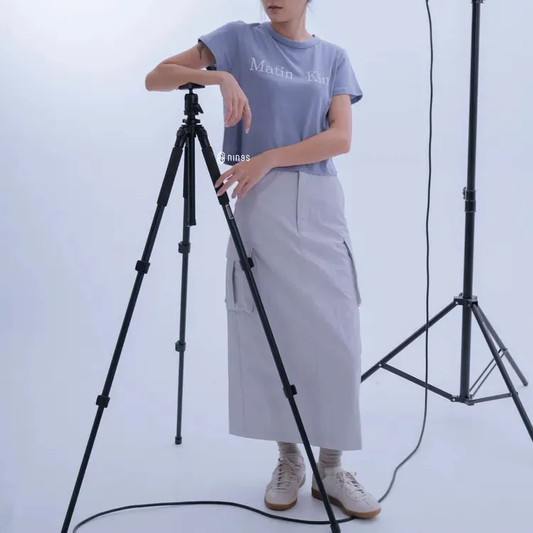 MATIN KIM T Shirts Women's Blue-1