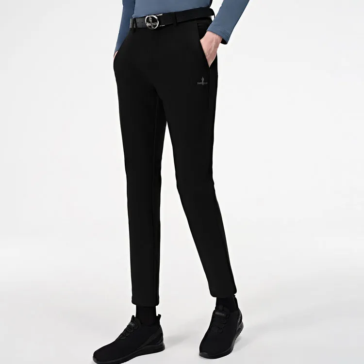 Biyin Leufen Casual Pants Men's Black-3