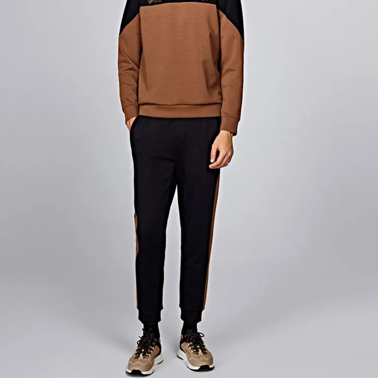 Biyin Leufen Casual Pants Men's Black-1