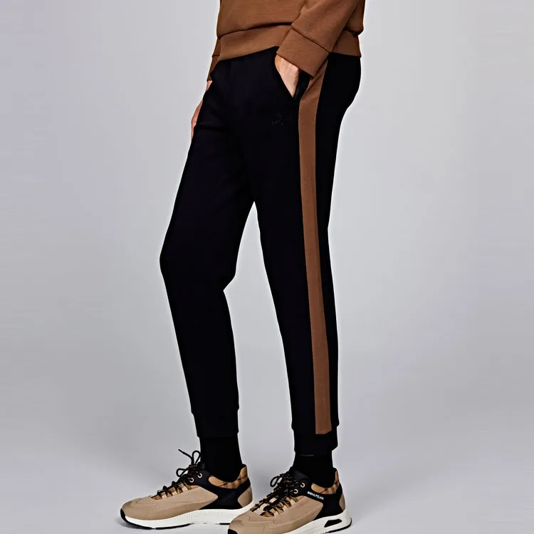 Biyin Leufen Casual Pants Men's Black-2