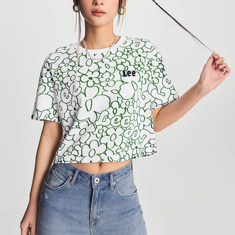 Lee T Shirts Women's Green-1