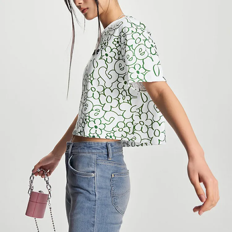 Lee T Shirts Women's Green-4