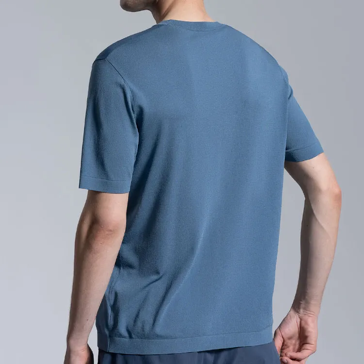 GOLDLION T Shirt Men's Gray Blue-3