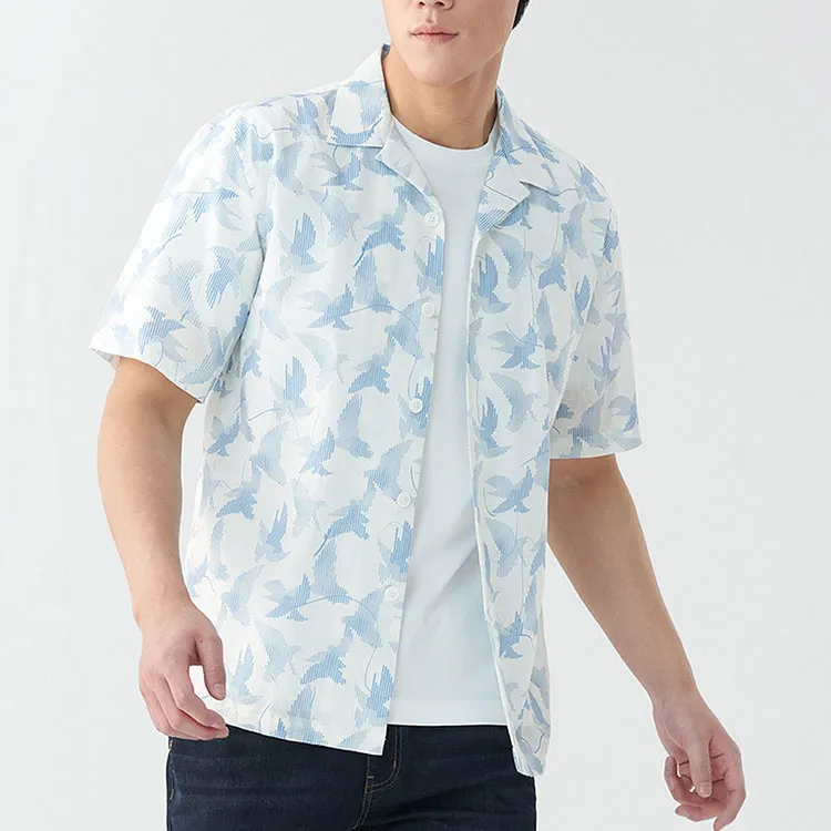 GOLDLION Shirt Men's Light Blue-1