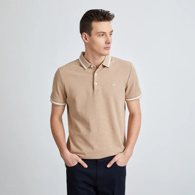 DANIEL HECHTER Polo Shirt Men's Khaki-2