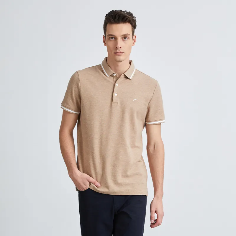 DANIEL HECHTER Polo Shirt Men's Khaki-1