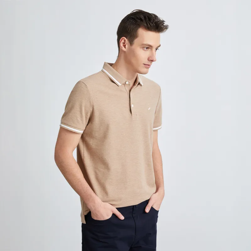 DANIEL HECHTER Polo Shirt Men's Khaki-4