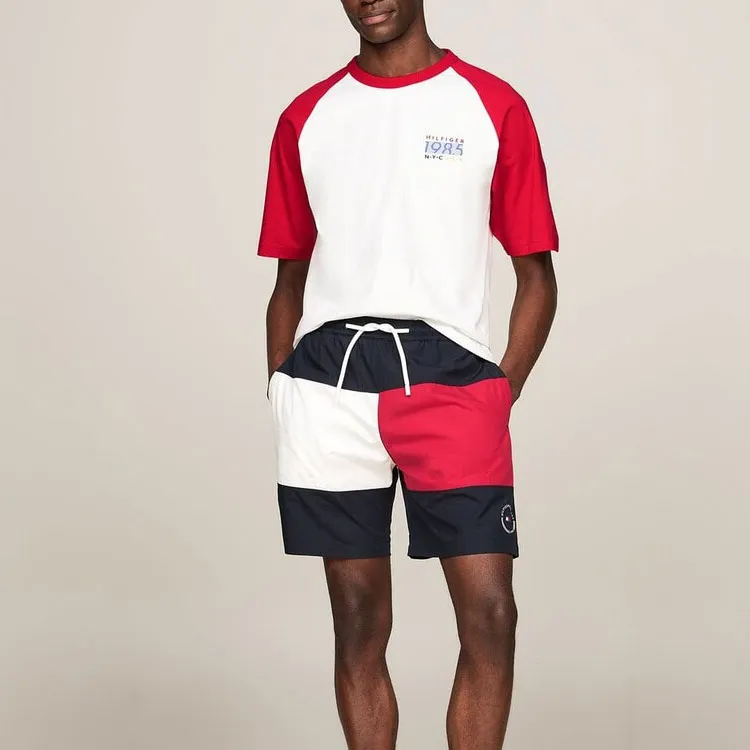 Tommy Hilfiger SS24 Vitality Summer Series T-Shirts Men Red-4