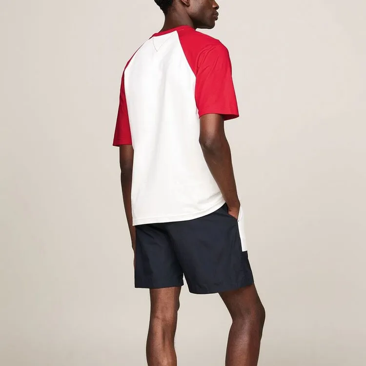 Tommy Hilfiger SS24 Vitality Summer Series T-Shirts Men Red-3