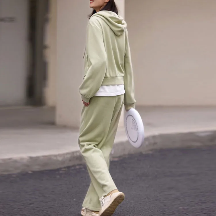 【dme】 Casual Suit Women's Gray Pea Green-2