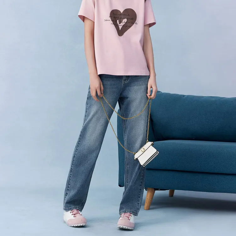 EICHITOO Jeans Women's Denim Blue Patchwork-2