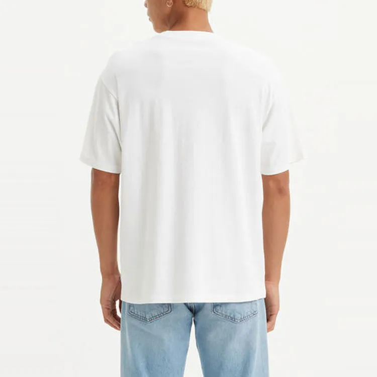 Levis T-Shirts Men White-3
