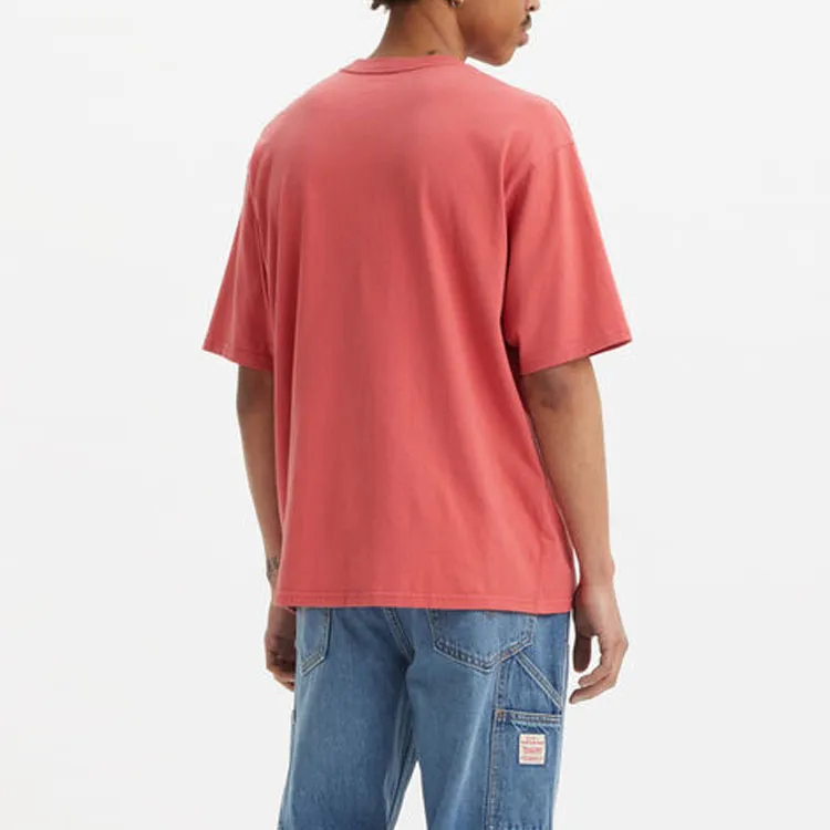 Levis T-Shirts Men Red-3