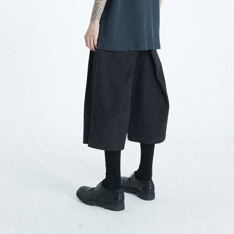 ATTEMPT Casual Shorts Men's Black-4