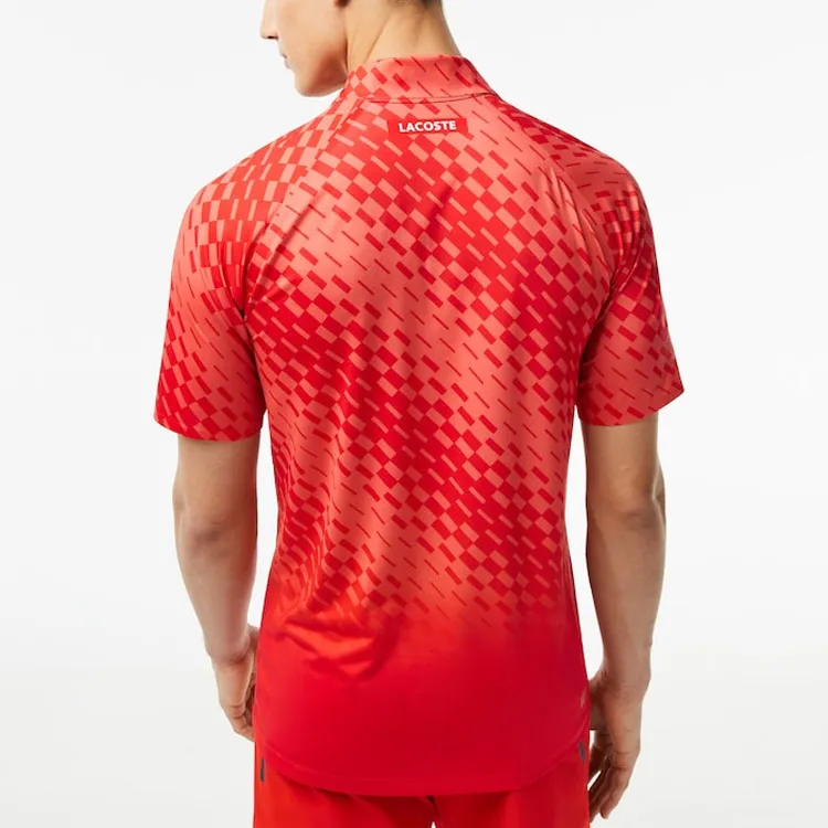 LACOSTE Djokovic Collaboration Polo Shirts Men Red-2