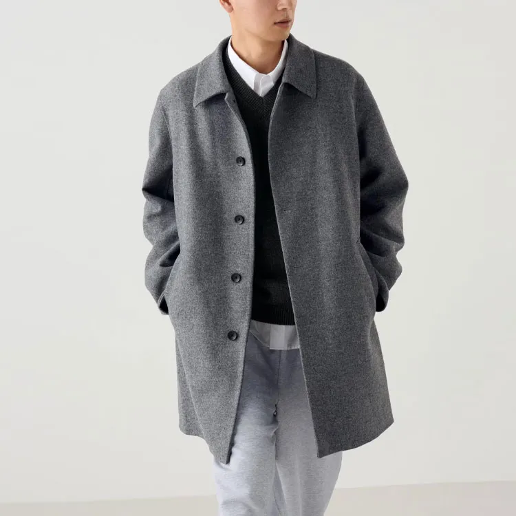 UNIQLO C Collection Coats Unisex Sky Gray-1