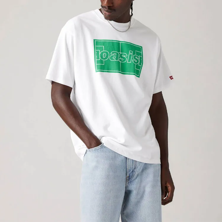 Levis Oasis Collaboration T Shirts Men White-3