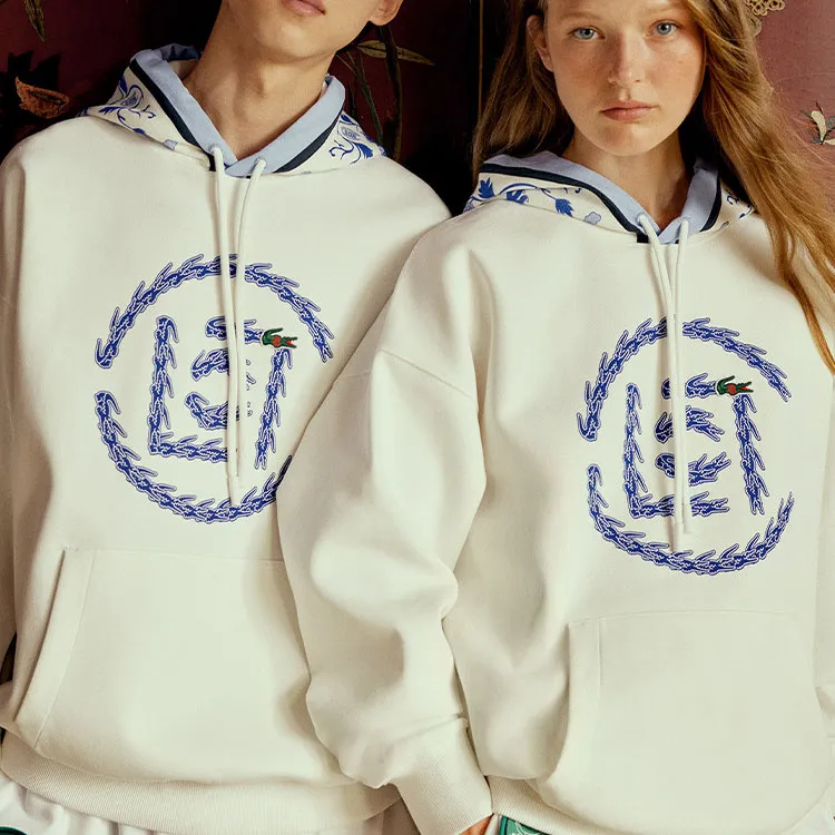 Lacoste X CLOT LACOSTE Collaboration Sweatshirts Unisex White-1