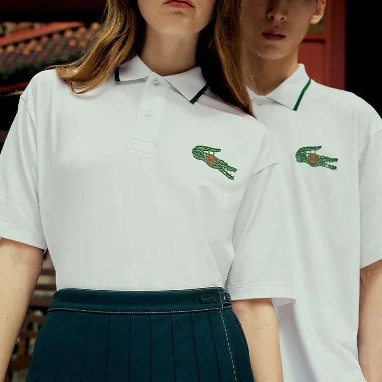 Lacoste X CLOT LACOSTE Collaboration Polo Shirts Unisex White-1