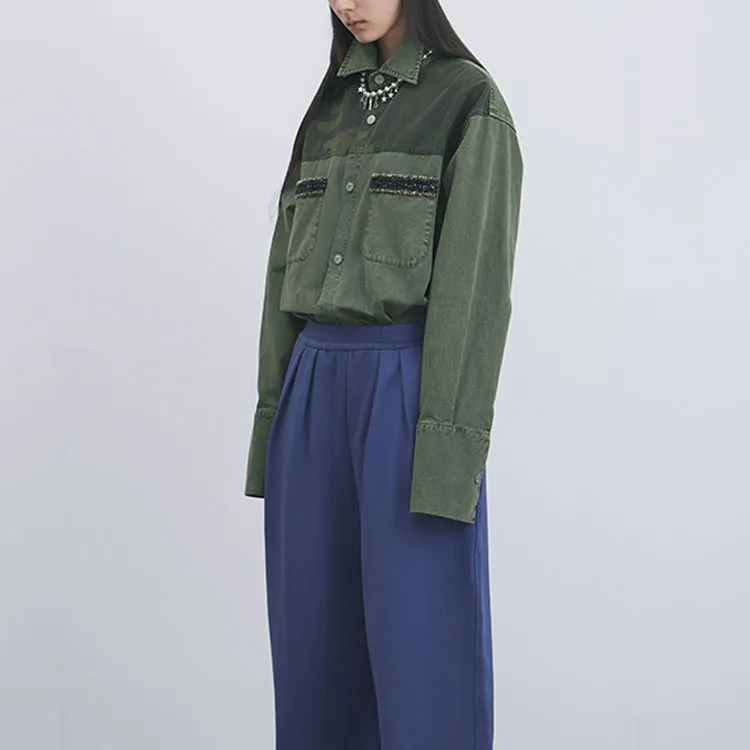 GOOD BAI Series 916 Shirts Unisex Army Green-7