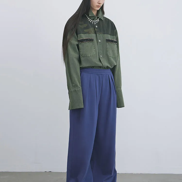 GOOD BAI Series 916 Shirts Unisex Army Green-5