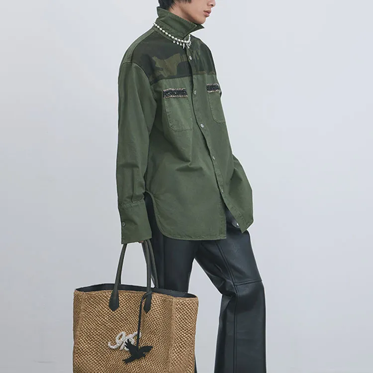 GOOD BAI Series 916 Shirts Unisex Army Green-6