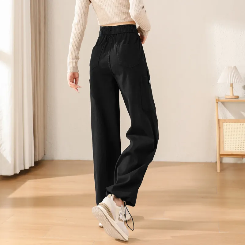 TERRE BLEUE Casual Pants Women's Black-4