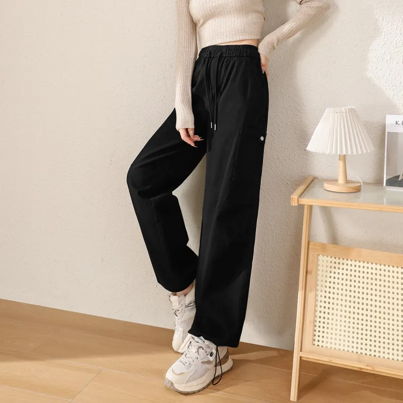 TERRE BLEUE Casual Pants Women's Black-3