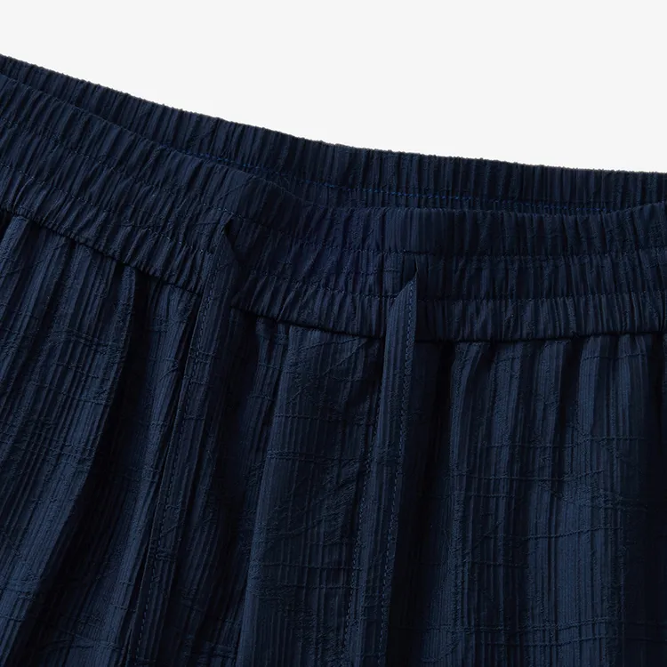 DEGAIA SS25 Casual Pants Men's Navy Blue-2