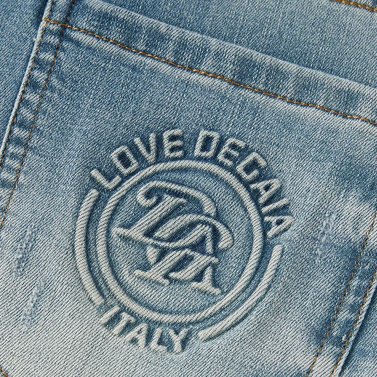 DEGAIA SS25 Jeans Men's Light Denim Blue-3