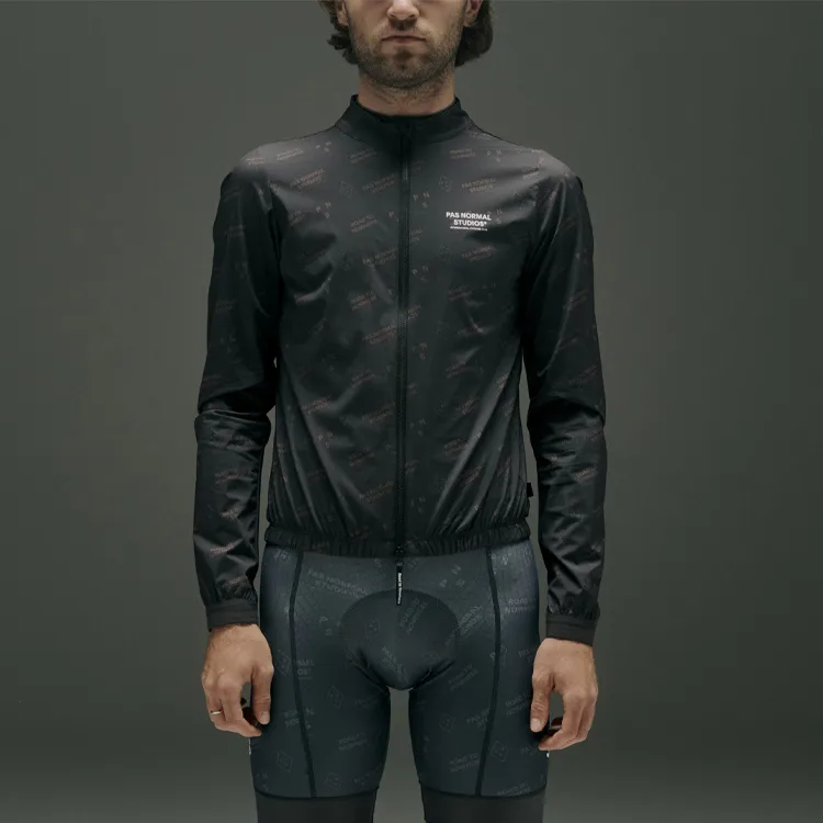 PAS NORMAL STUDIOS Mechanism Late Drop Cycling Clothing Men's Black Patterned/Black Contrast-3