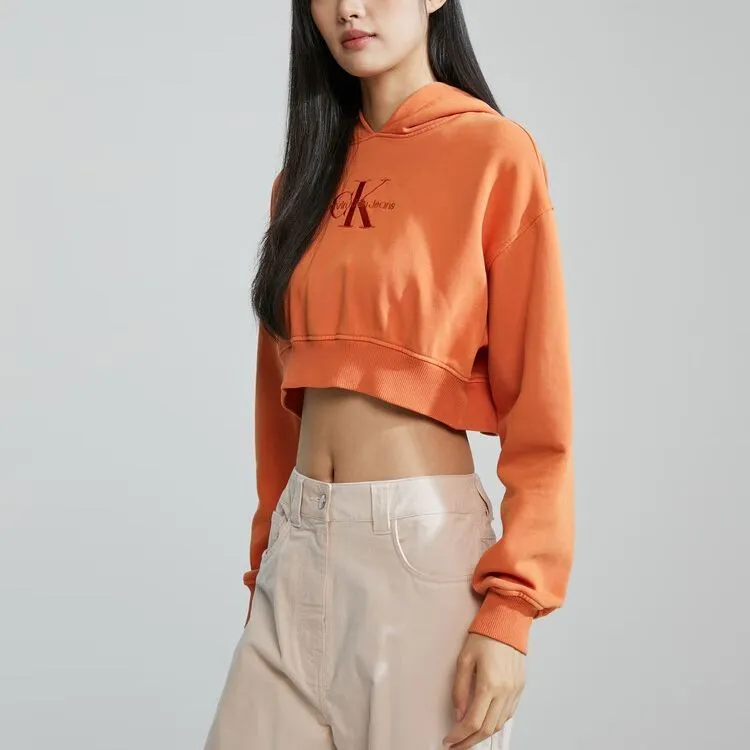 CALVIN KLEIN Sweatshirt Women's Crane Neck Red-1