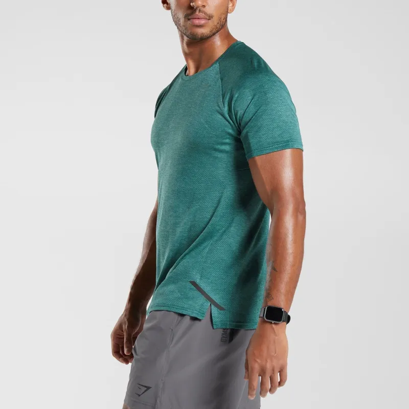 GYMSHARK T-Shirt Men's Forest Green/Hoya Green-2