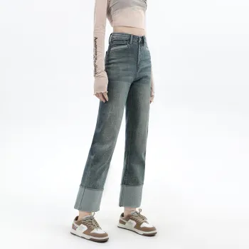 HELEH Jeans Women's Vintage Blue