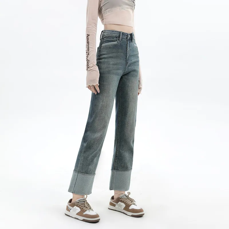 HELEH Jeans Women's Vintage Blue-0