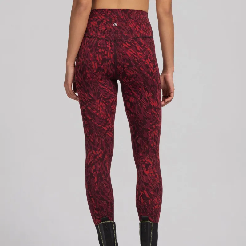 Lululemon Align™ Athletic Trousers Women's Outer Drifting Red Mixed Color-2