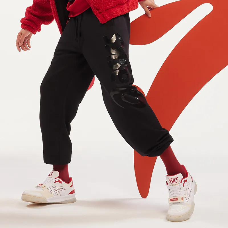 Asics Knitted Sweatpants Unisex Black-1