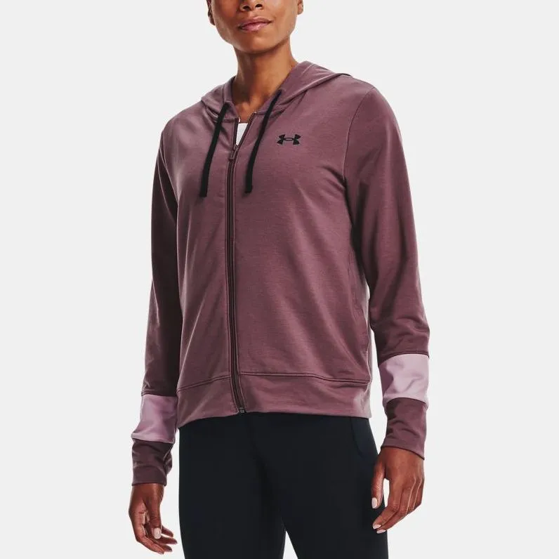 Under Armour Rival Terry Jackets Coats Women's Misty Purple-2