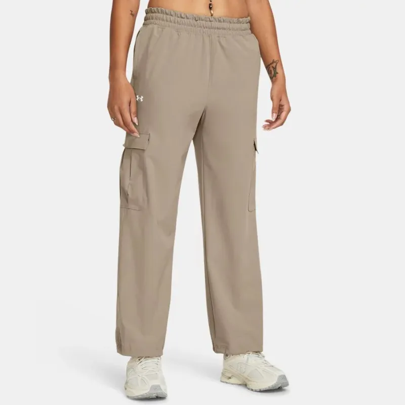 Under Armour Armoursport Knitted Sports Pants Women's High Ground Light Brown-2