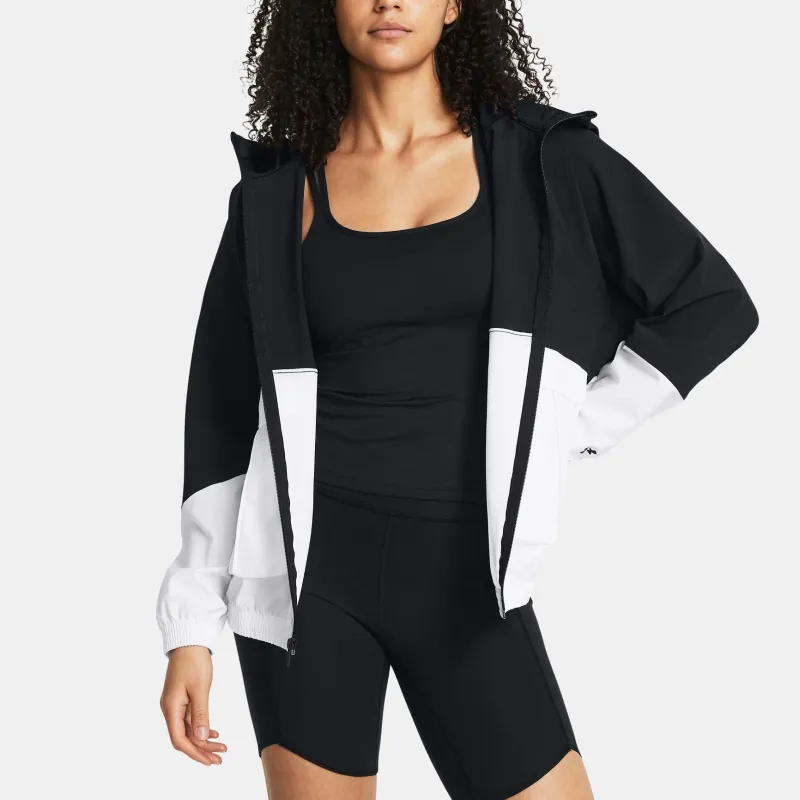 Under Armour UA Armour Jackets Coats Women's Black White-2
