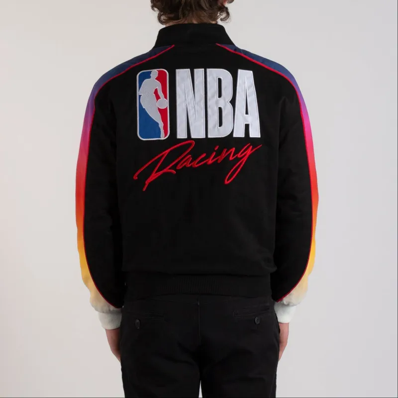 NBA x Authmade Jackets Coats Unisex Black-4