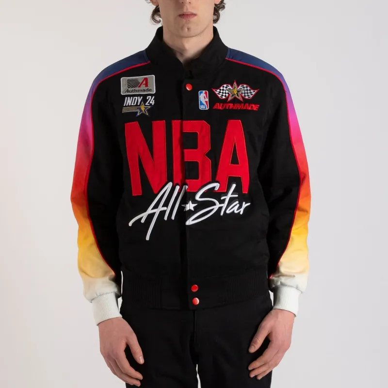 NBA x Authmade Jackets Coats Unisex Black-2