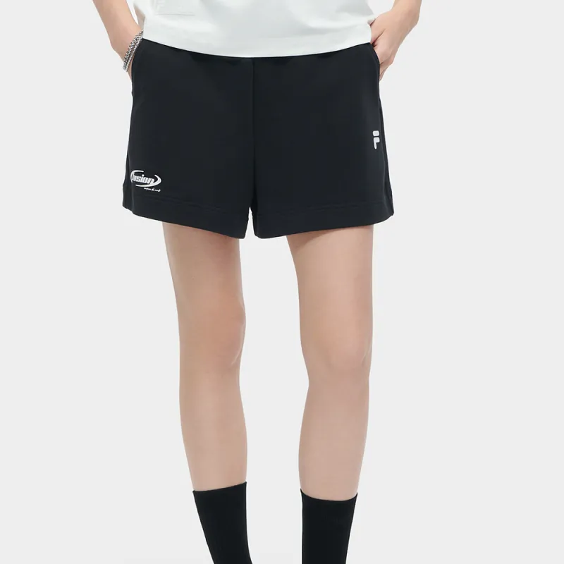FILA FUSION Casual Shorts Women's Jet Black-1