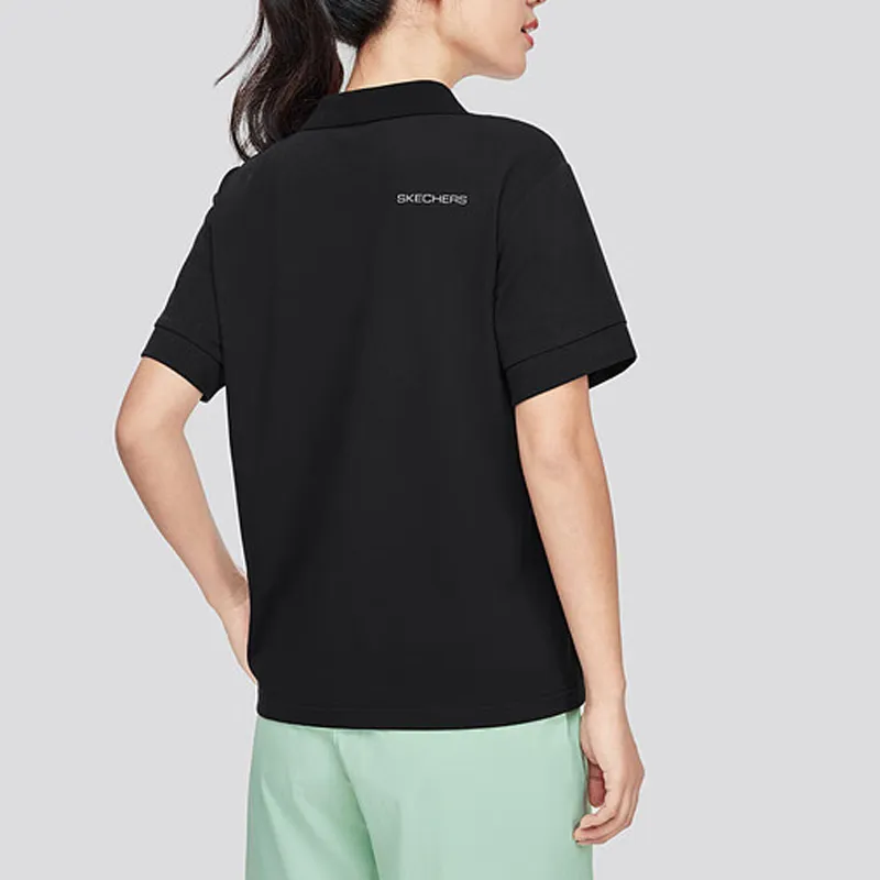 Skechers Polo Shirt Women's Carbon Black-3