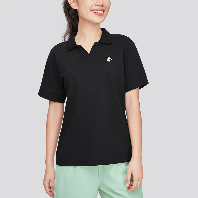 Skechers Polo Shirt Women's Carbon Black-2