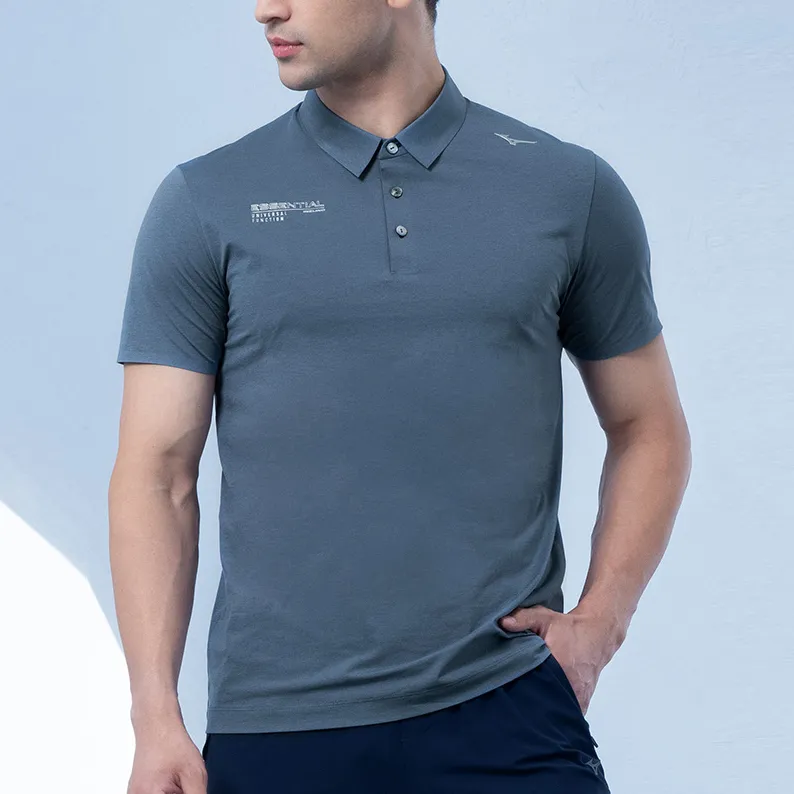 Mizuno ESSENTIAL Series Polo Shirt Men's Stars Blue-2